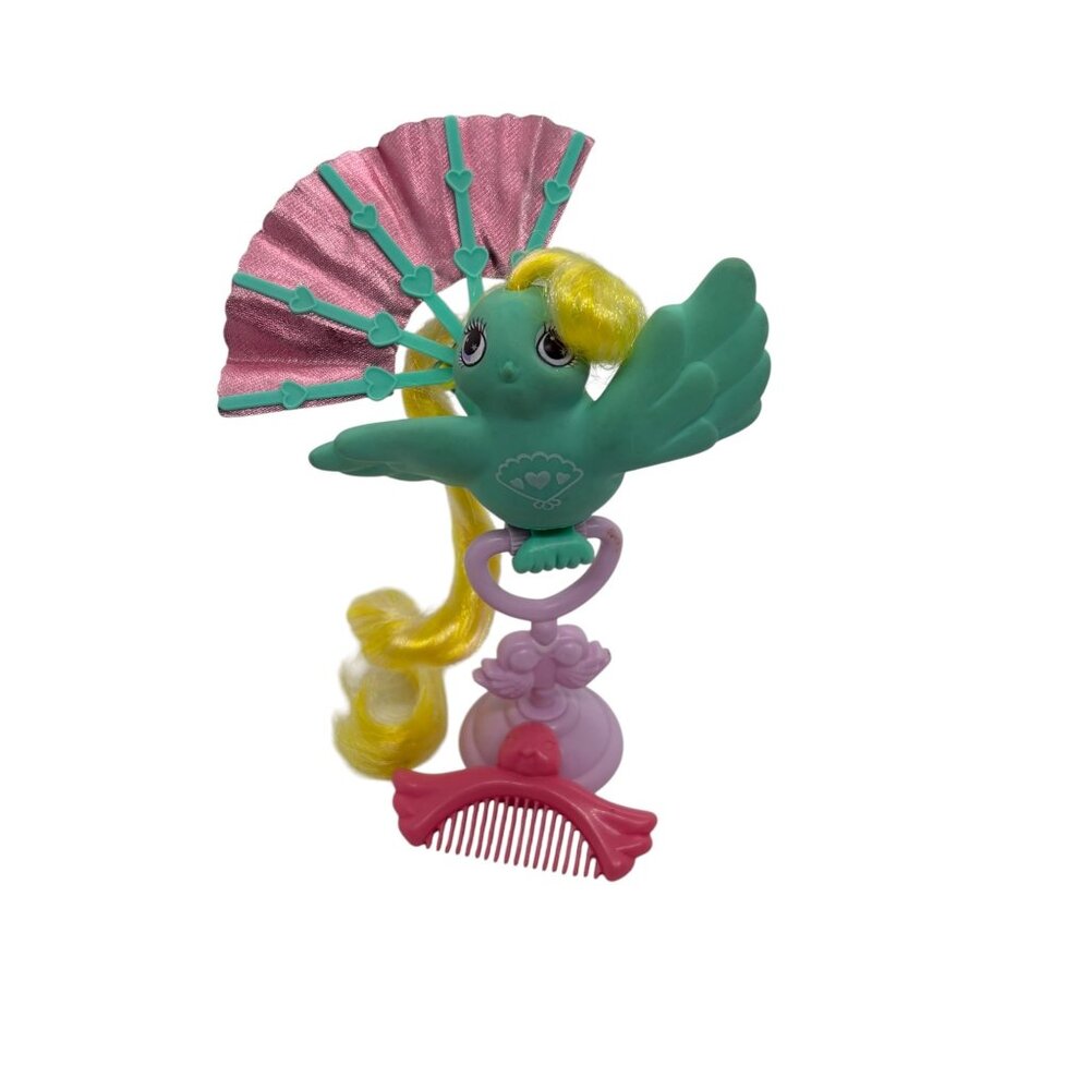 Fan Tails Love Bird Tails Fairy Tails Hasbro Vintage 1980s Toy